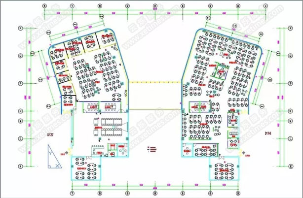 騰訊眾創空間辦公空間無線AP點位圖